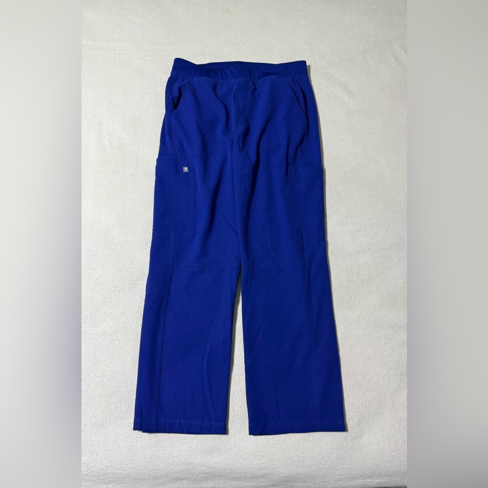 FIGS‎ Axim Mens Large Cargo Scrub Pants Technical Collection Royal Blue